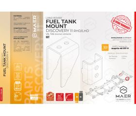 Discovery II All engines Set Fuel Tank Mount